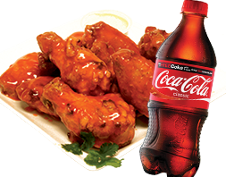 6 Wings and Drink 9.99