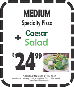Med Spec & Caesar Salad $24.99