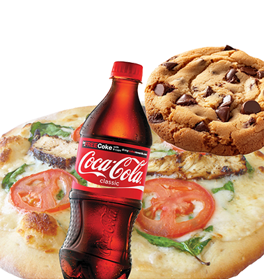 10inch Spec Pizza, Drink and Cookie 13.99